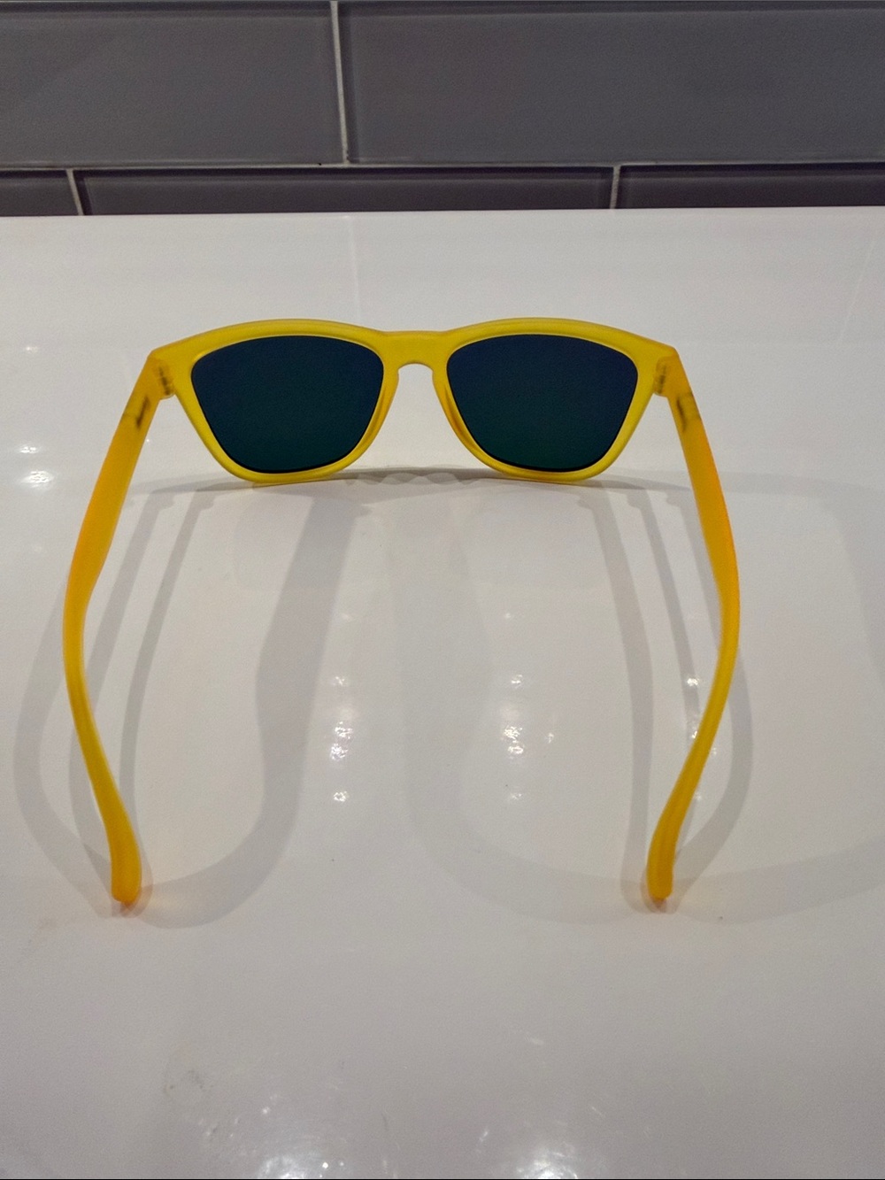 Goodr Adult Sunglasses with Pink Mirrored Lenses - Picture 3 of 5